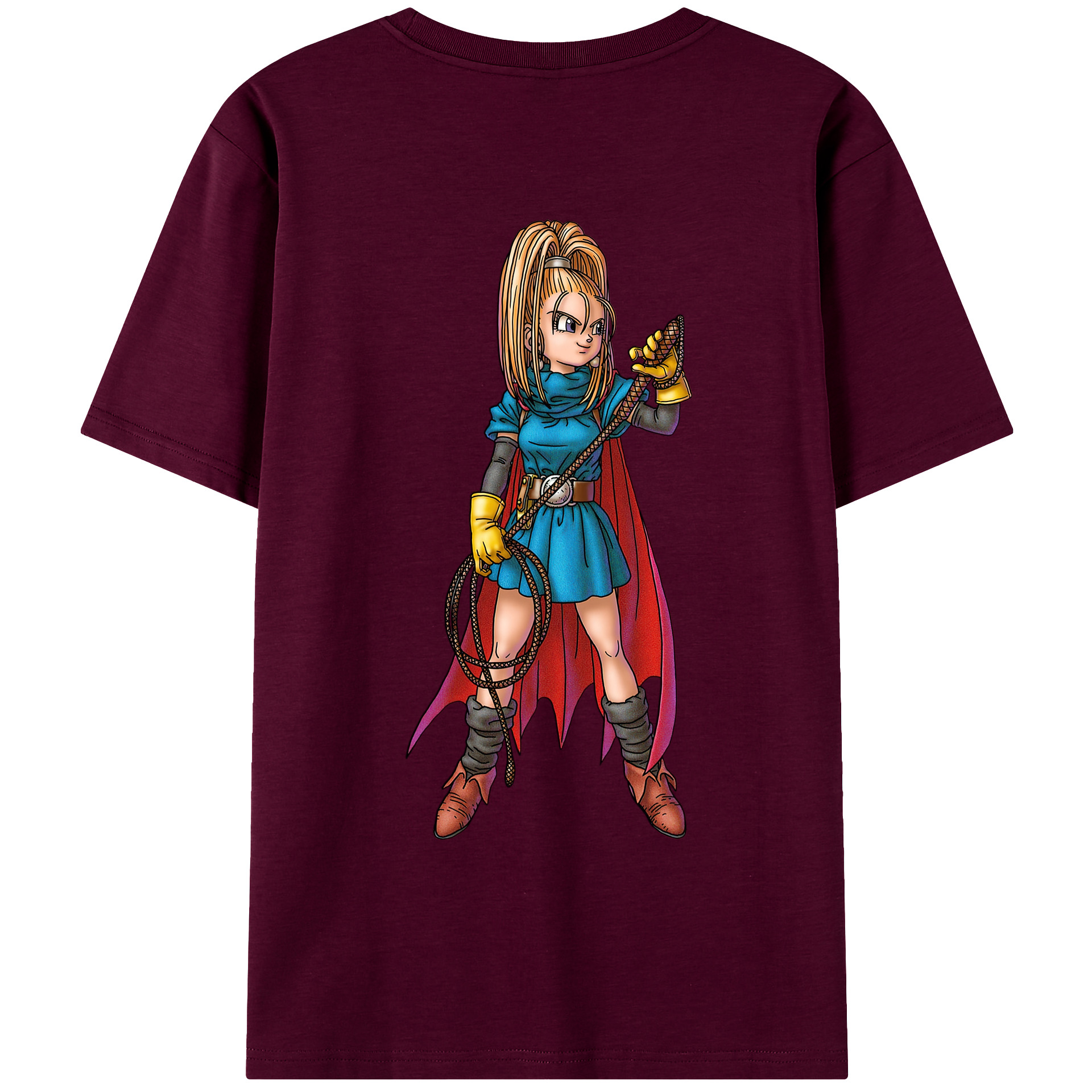 （画像用） ドラゴンクエスト Doragon Kuesuto Dragon Quest レディース半袖Tシャツ(バックプリント)